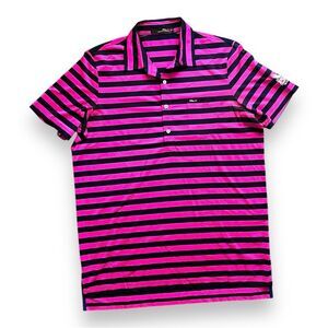 RLX Ralph Lauren PGA Championship Valhalla Pocket Golf Polo Shirt Strip Size L